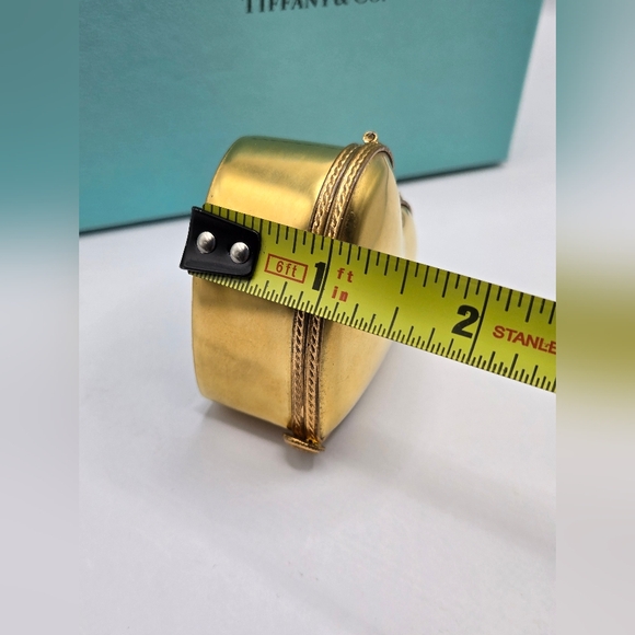 Tiffany & Co. Gold Heart-Shaped Trinket Box - Picture 6 of 7